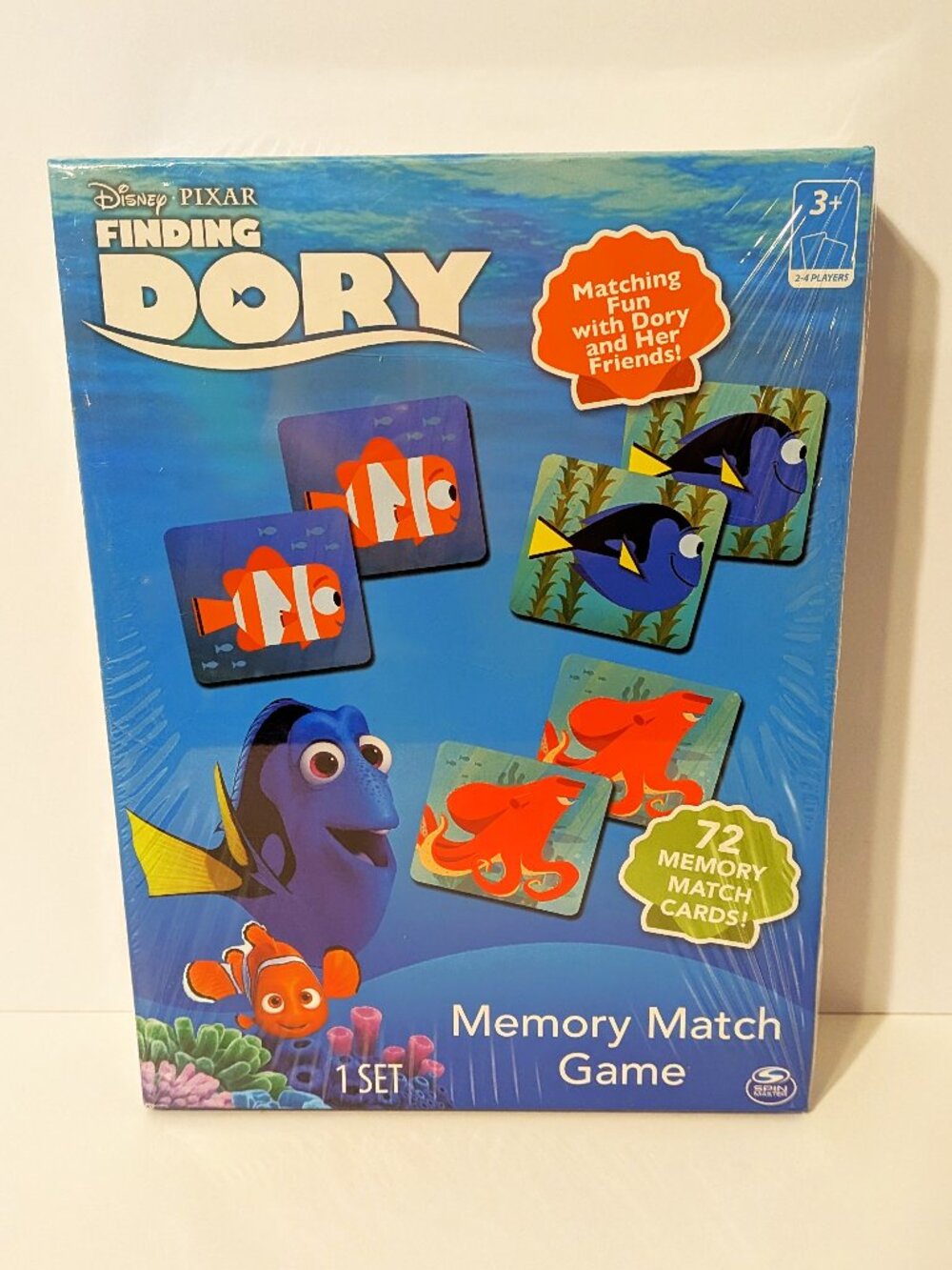 Walt Disney Pixar FINDING DORY NEMO Memory Match Game by Cardinal NEW SEALED